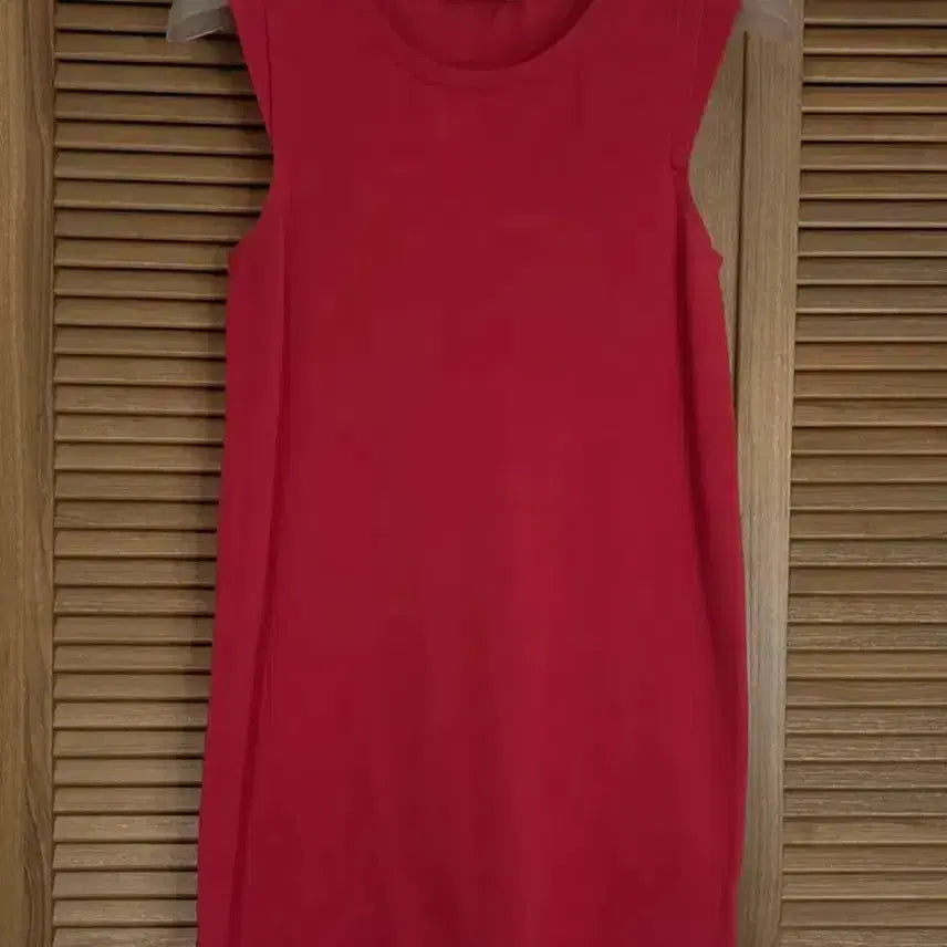 [BUNJANG] Lacoste Hot Pink Sleeveless Dress Size 36 / 라코스테 핫핑크 민소매 원피스 36