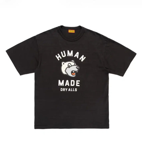 [BUNJANG] Human Made Bear Print Short Sleeve T-Shirt Black / 휴먼메이드 신상 베어 반팔 티셔츠 블랙