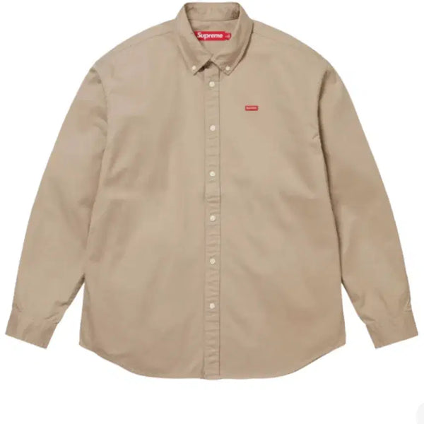 [BUNJANG] Supreme Small Logo Shirt Tan / 슈프림 스몰로고 셔츠 탄