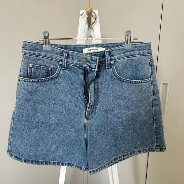[BUNJANG] Mango Many Please Mid Denim Shorts (Size L) / 망고매니플리즈 청반바지 (MID DENIM/L사이즈)