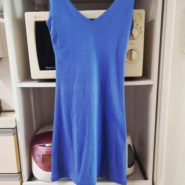 [BUNJANG] Sleeveless Mini Dress / (새상품)쫄 나시 원피스