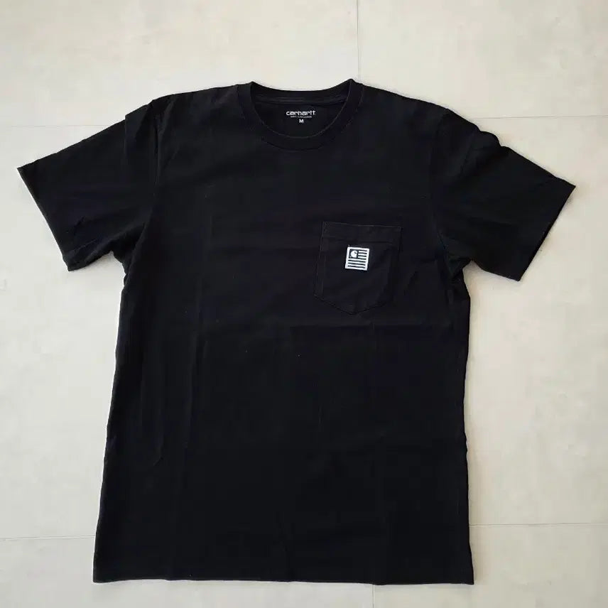 [BUNJANG] Carhartt Black Pocket T-Shirt M / 칼하트 포켓 반팔티 블랙 M