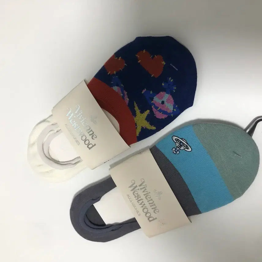 [BUNJANG] Vivienne Westwood Socks 2-Pair Set / 비비안웨스트우드 덧신 양말 2켤레 세트