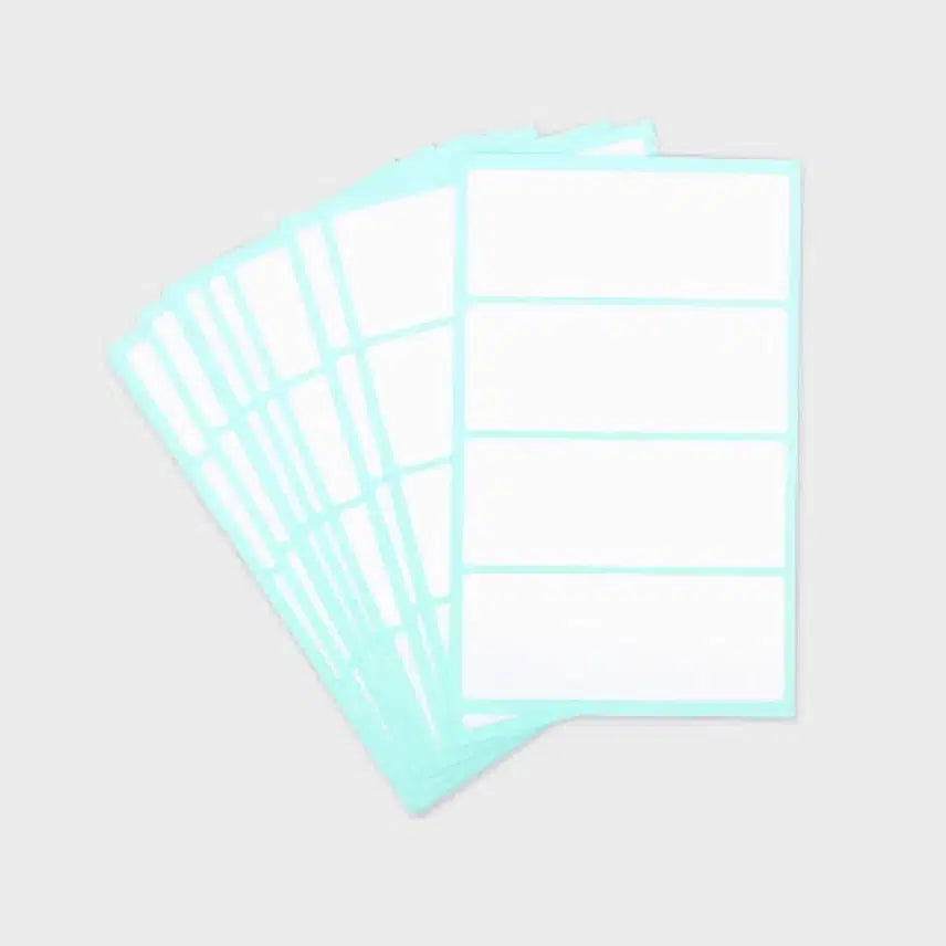 [BUNJANG] Daiso Label Stickers (8.7*3.4cm) - Sold in Sets / 세트,5장씩 소분띵) 다이소 견출지 8.7*3.4cm 다꾸