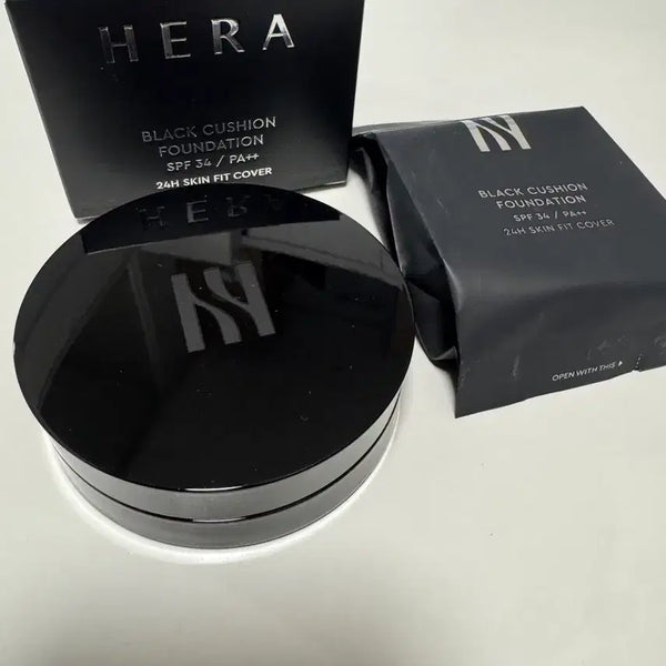 [BUNJANG] Hera Black Cushion Duo (Main + Refill) / [새상품] 헤라 블랙쿠션 듀오 (본품+리필)