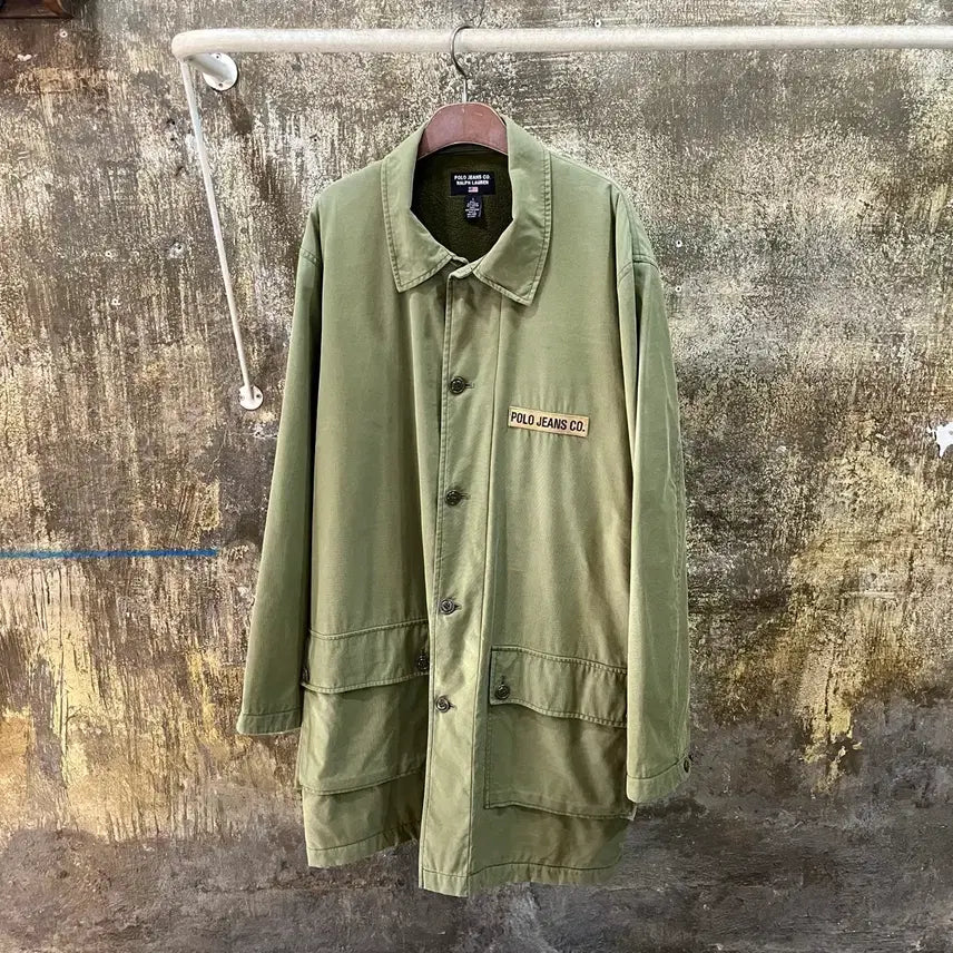 [BUNJANG] Polo Jeans Ralph Lauren Military Field Coat Vintage / 폴로 진스 랄프로렌 밀리터리 필드 코트 일본 빈티지 9~00s