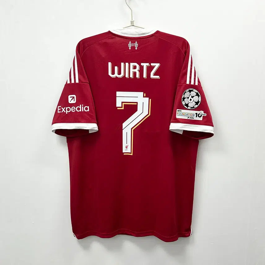 [BUNJANG] Adidas Liverpool 25-26 Home Wirtz Jersey (XL) / (2796) 아디다스 리버풀 25-26 홈 비르츠 유니폼 국내2XL