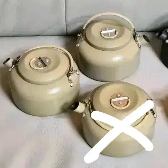 [BUNJANG] Camping Kettle 800mL Beige/Gray / 캠핑 주전자 베이지/블랙