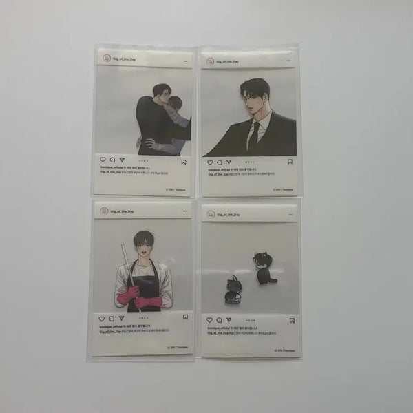 [BUNJANG] Toonique Lucky Draw Clear Photocard / 투니크 일간알바 럭드 투명 포카 럭키드로우 원가