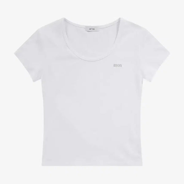 [BUNJANG] Ason Plain Slim Tee White / 애즈온 ason PLAIN SLIM TEE / WHITE