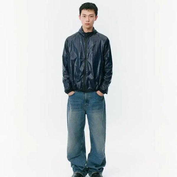 [BUNJANG] Sansan Gear Luster Jacket Navy / [2]산산기어 러스터 자켓