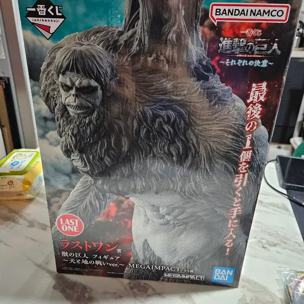 [BUNJANG] Attack on Titan Ichiban Kuji Each Person's Resolve Last One Beast Titan Figure / 현물 택포 17.5) 진격의 거인 제일복권 이치방쿠지 각자의 결의 라스트원 짐승거인