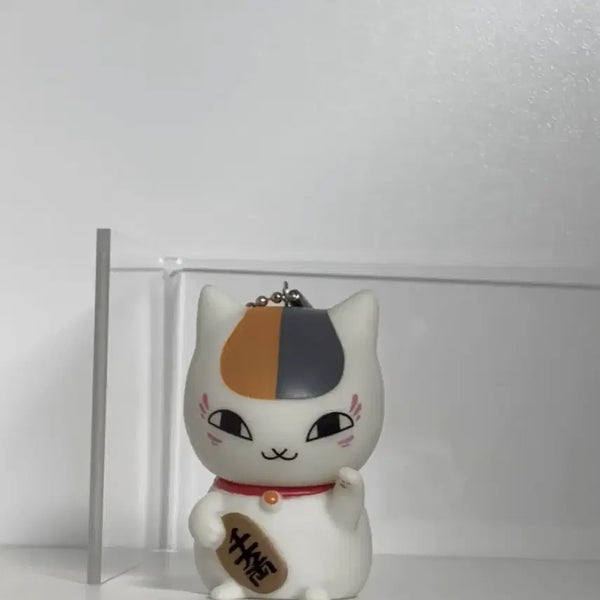 [BUNJANG] Natsume's Book of Friends Nyanko-sensei Figure Keychain / 나츠메 우인장 냥코센세 피규어 키링