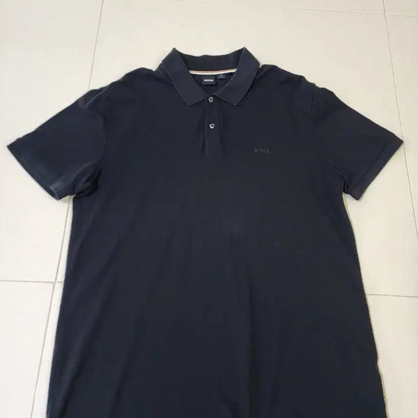 [BUNJANG] BOSS Polo T-Shirt Black 2XL / BOSS 폴로 카라티 2XL 블랙