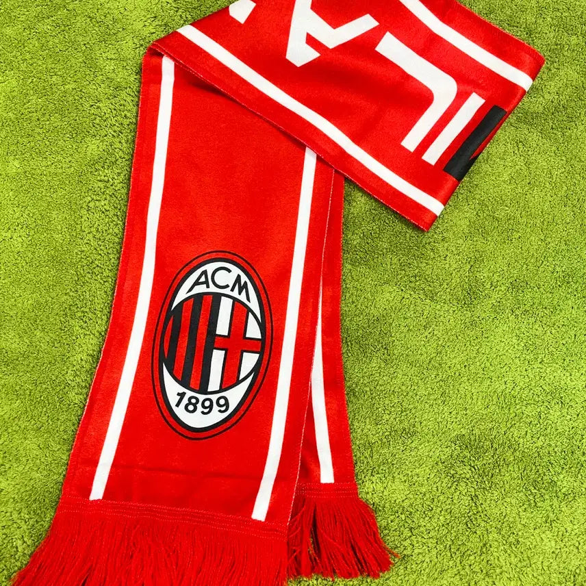 [BUNJANG] AC Milan Reversible Championship Scarf / AC밀란 스카프 리버시플 우승 머플러 해외 축구 세리에 응원 챔스