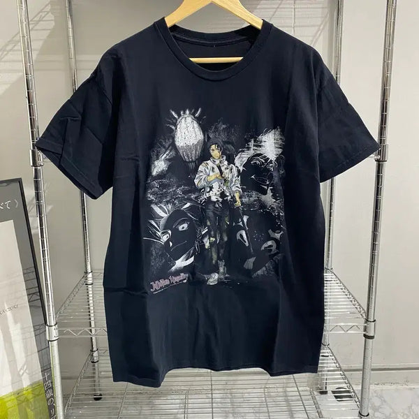 [BUNJANG] Jujutsu Kaisen Yuta Bootleg Animation T-Shirt / 주술회전 유타 부틀렉 애니메이션 티셔츠 애니티