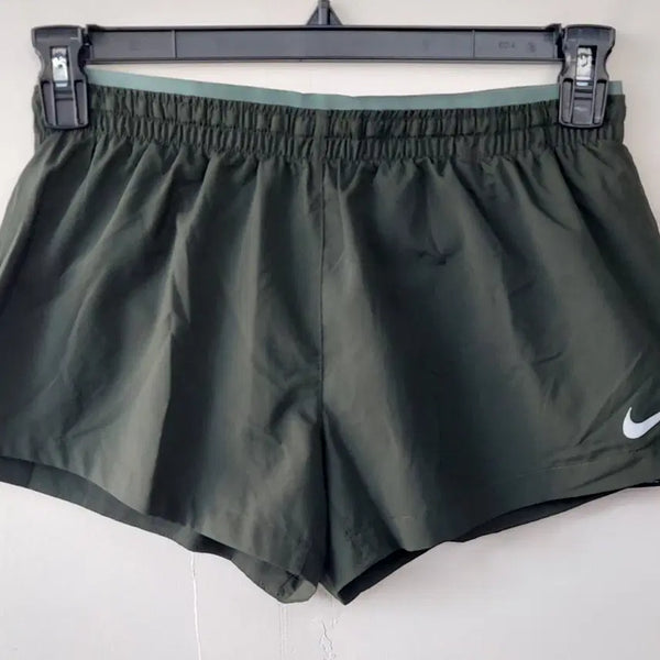 [BUNJANG] Nike Women's Dri-FIT 5-Inch Running Shorts Khaki Size M/70 / 미착용 나이키 우먼스 M/70 드라이핏 5인치 런닝쇼츠. KK. S