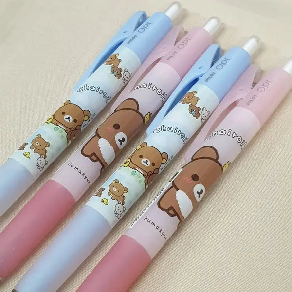[BUNJANG] Pilot Rilakkuma Ballpoint Pen Set / 파일롯 리락쿠마 볼펜 핑크/블루