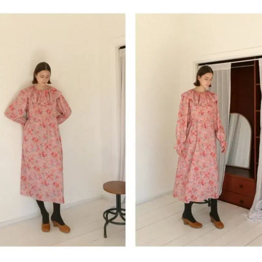 [BUNJANG] Burn De Beu Flower Long Dress / 버앤버브 플라워 롱원피스