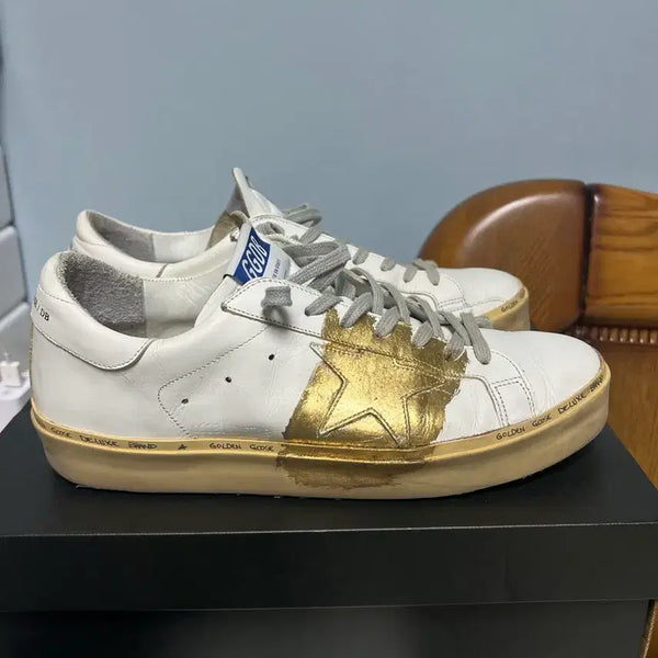 [BUNJANG] Golden Goose Hi-Star Leather Sneakers - Size 43 / 골든구스 하이스타 43 사이즈