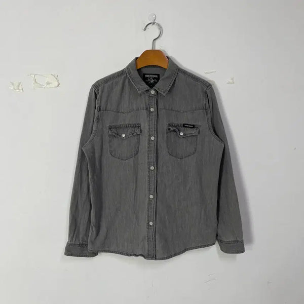 [BUNJANG] True Religion Grey Shirt / 트루릴리젼 셔츠 그레이