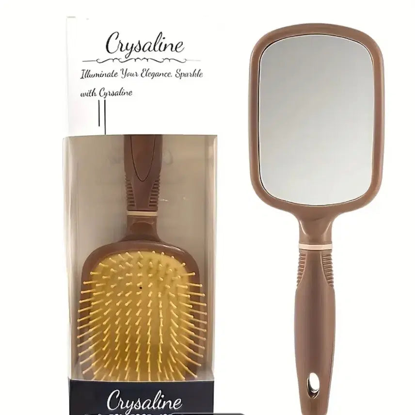 [BUNJANG] Crsyaline Mirror Hair Brush / Crsyaline 거울 헤어 브러쉬