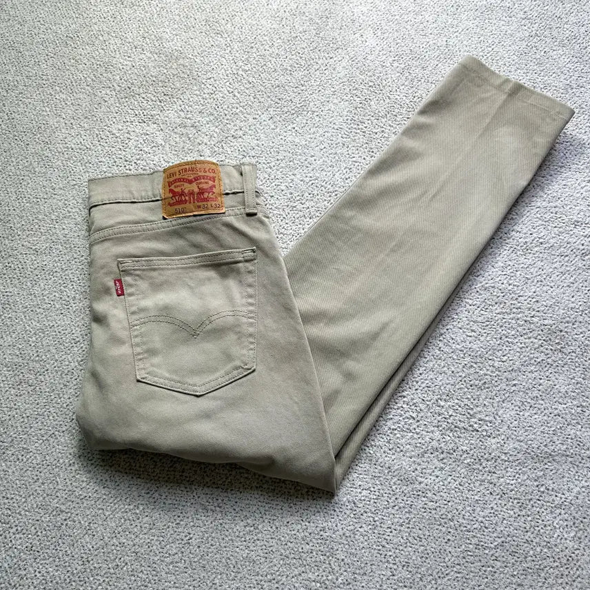 [BUNJANG] Levi's 510 Beige Straight Fit Pants W32 L32 / 리바이스 510 베이지 스트레이트 팬츠w32 l32