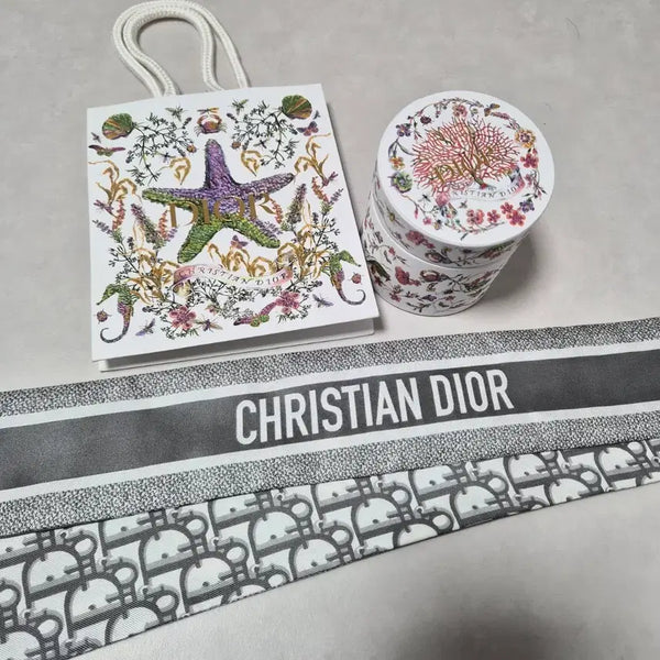 [BUNJANG] Dior Oblique Silk Twill Scarf / 디올 오블리크 미차 스카프 실크 트윌