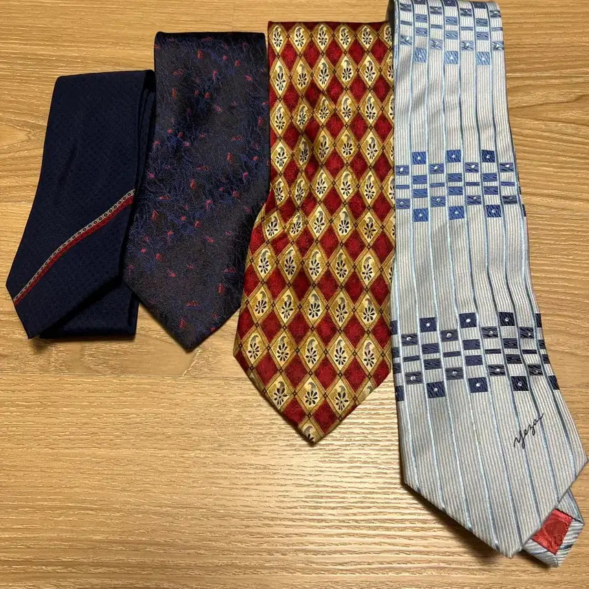 [BUNJANG] Mens Tie Set (4 Pieces) / 넥타이 4종 세트 ㄱ31