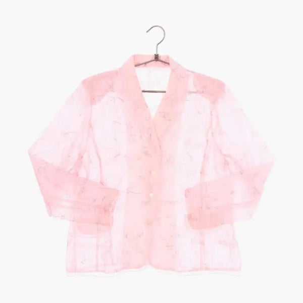 [BUNJANG] Poly Embroidered Light Blazer Women / 폴리 자수 라이트 블레이저 여자