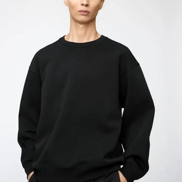 [BUNJANG] Uniqlo Oversized Sweatshirt Black L / 유니클로 오버사이즈 스웨트셔츠 블랙 L