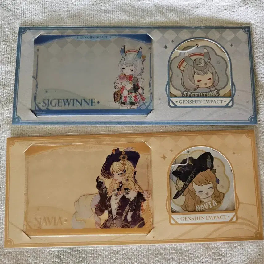 [BUNJANG] Genshin Impact Echoes of the Fantasia Photocard & Keyring Set / 원신 잔향은 환상을 남기고 포카&키링세트