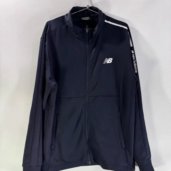 [BUNJANG] New Balance Navy Track Jacket Zip-Up Jersey / 100 뉴발란스 NEW BALANCE 트랙 자켓 네이비 져지 집업 1.5