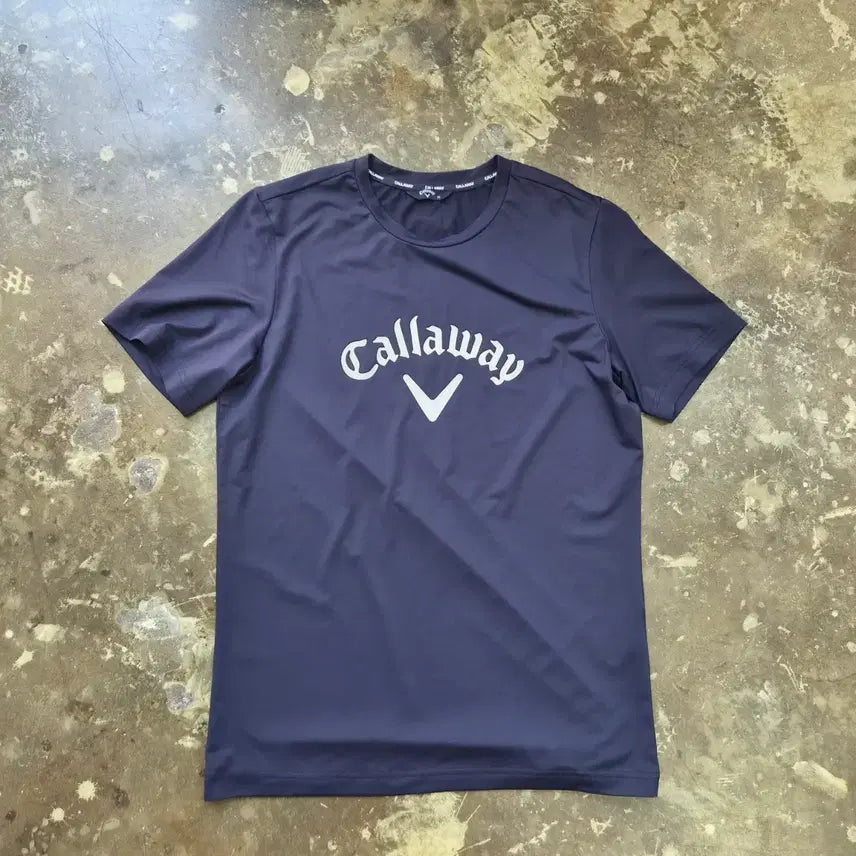 [BUNJANG] Callaway Men's Functional Fabric Golf Short Sleeve T-Shirt / 95) 캘러웨이 기능성원단 골프 반팔티셔츠 반팔티 남성 골프웨어 골프의류