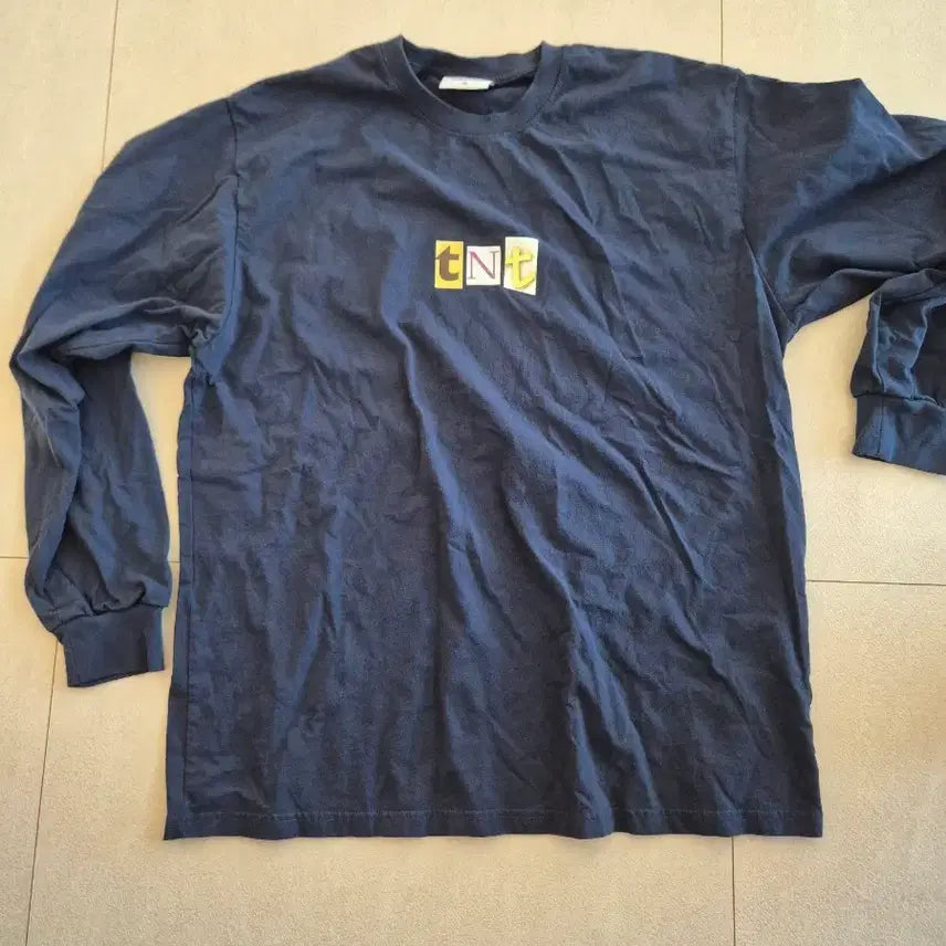 [BUNJANG] thisisneverthat TNT Logo Long Sleeve T-Shirt Navy XL / 디스이즈네버댓 TNT 로고 긴팔 티셔츠 네이비 xl