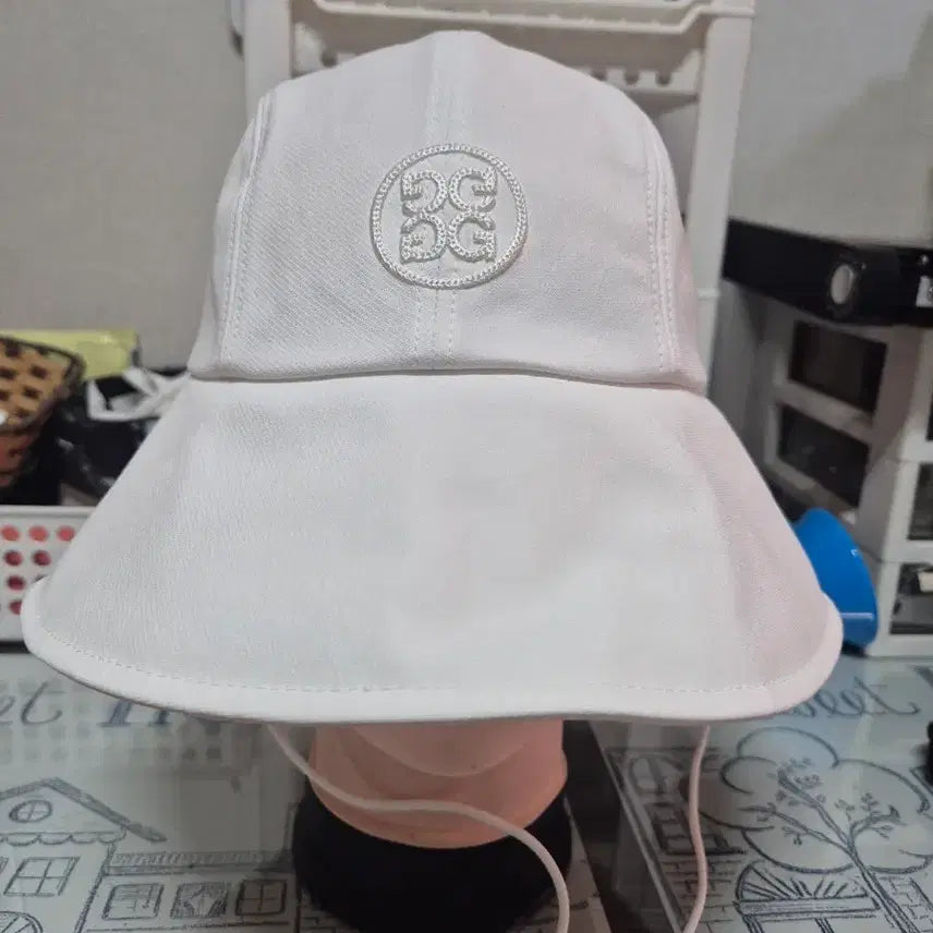 [BUNJANG] G/FORE White Bucket Hat / 지포어 GFORE 화이트 버킷햇