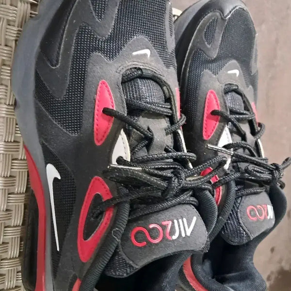 [BUNJANG] Nike Air Max 200 Black/Red US 7.5 / 나이키 에어맥스 200 7.5 250~