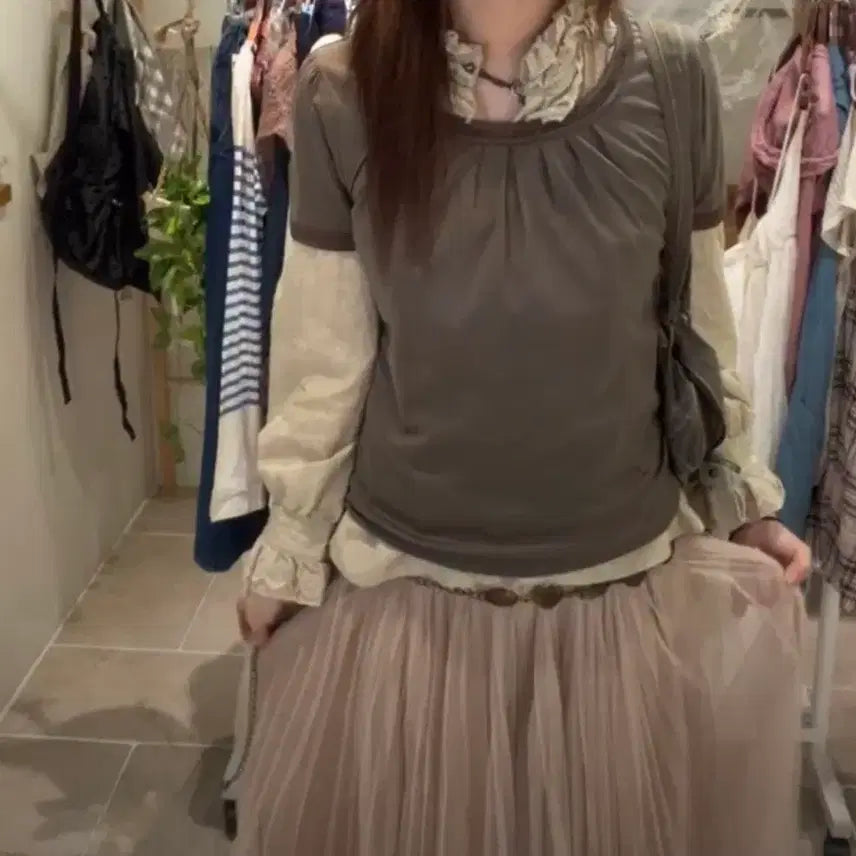 [BUNJANG] AXISFARM Blouse Coordinate Set / 엑시즈팜 블라우스 코디세트