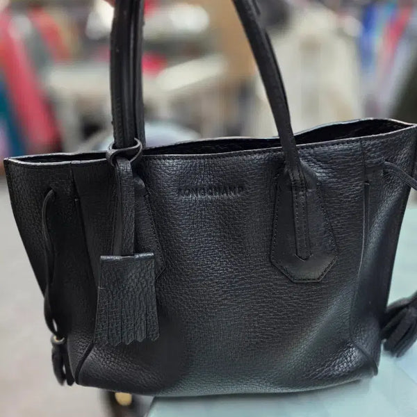 [BUNJANG] Longchamp Penelope Small Leather Tote Bag / [정품] 롱샴 페넬로페 소가죽 토트백 스몰 (블랙)