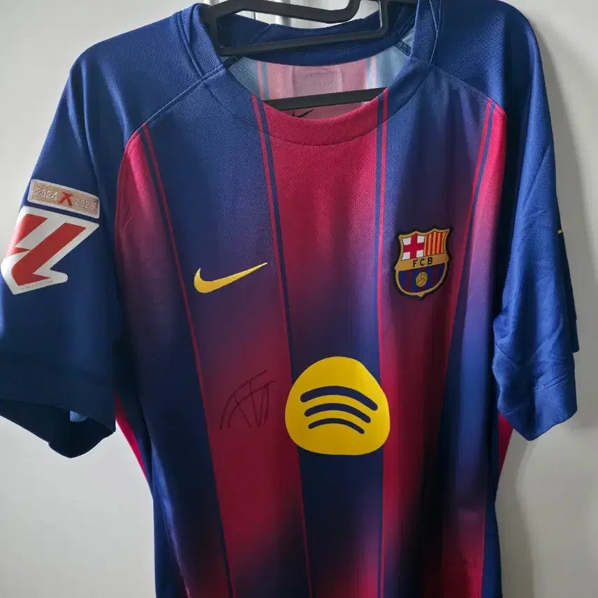[BUNJANG] Ferran Torres Signed Barcelona 25/26 Home Jersey / (L)바르셀로나 25/26 더용 싸인 홈 유니폼
