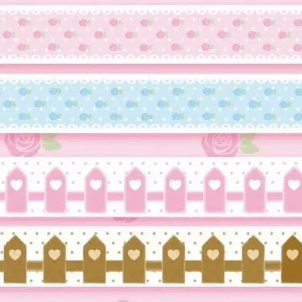 [BUNJANG] JeKi Rose / Fence Washi Tape Set (2 Types) / [2종set]제키 로즈/울타리 마테
