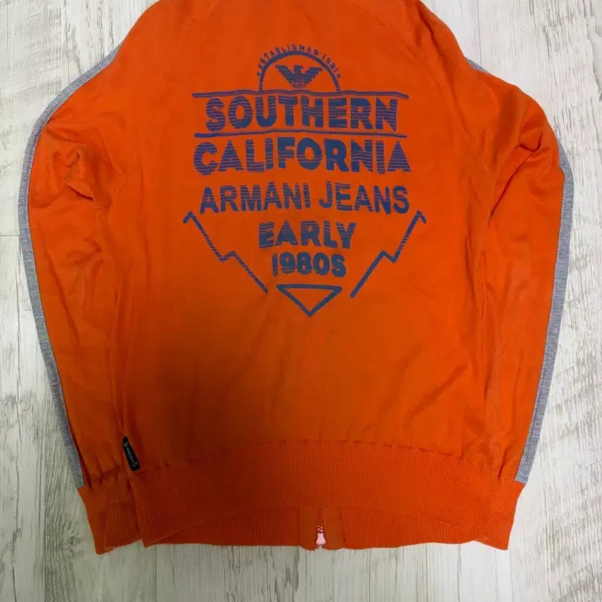 [BUNJANG] Armani Jeans Y2K Orange Zip-Up Jacket / [EU S]Armani 아르마니 진 y2k 오렌지 집업 자켓