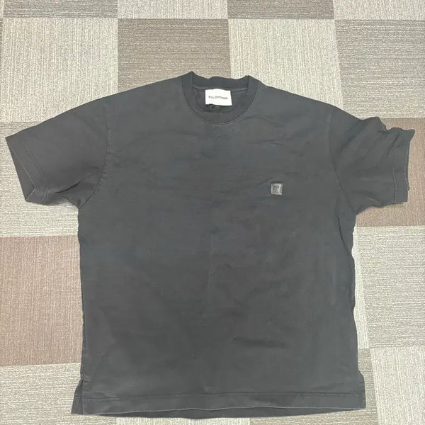 [BUNJANG] Solid Homme Black Short Sleeve T-Shirt / 솔리드옴므 블랙 반팔 티셔츠 46