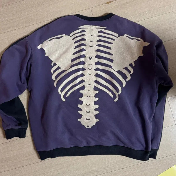 [BUNJANG] Kapital Bones Sweatshirt / 캐피탈 본스웻