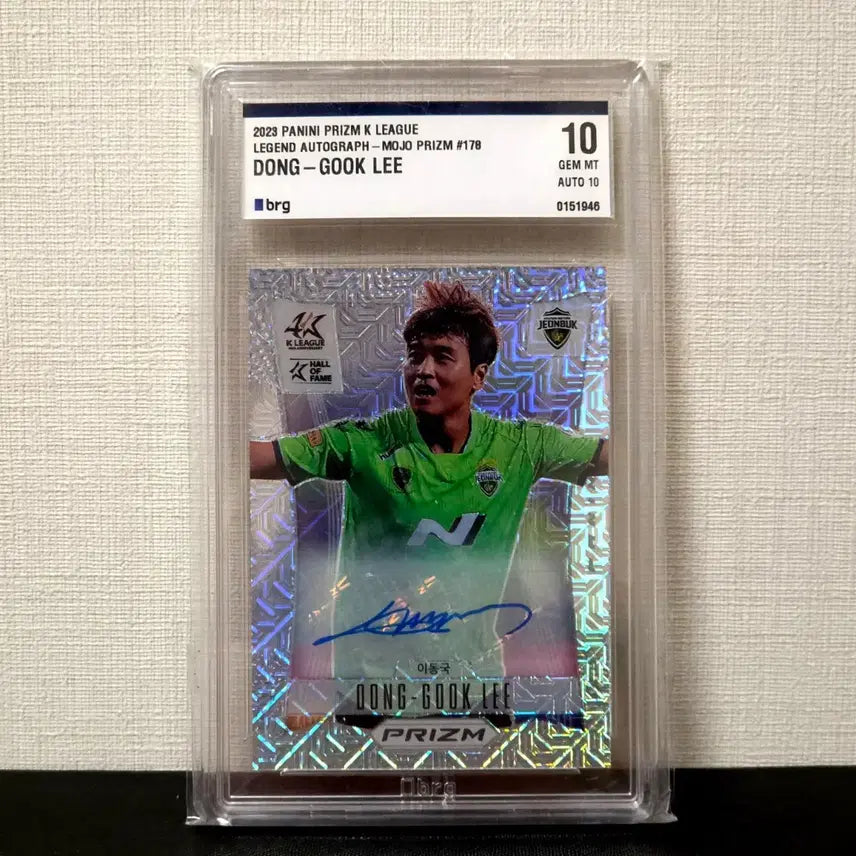 [BUNJANG] Panini Prism 2023 K League 40th Anniversary Lee Dong-jun Autograph Card (Limited Edition 25) / 23 파니니 프리즘 원년 전북현대 이동국 25한정 모조 오토 brg10