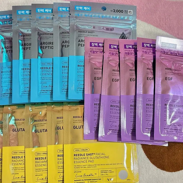 [BUNJANG] VT Cosmetics Riddle Shot Facial Essence Pad Set / vt 브이티 리들샷 페이셜 에센스 패드 3종 일괄