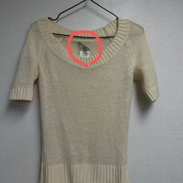 [BUNJANG] Celine Knit Short Sleeve / 셀린느 니트 반팔