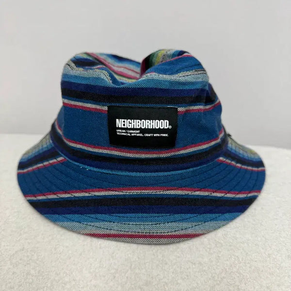 [BUNJANG] Neighborhood Stripe Bucket Hat / 네이버후드 스트라이프 버킷햇 모자
