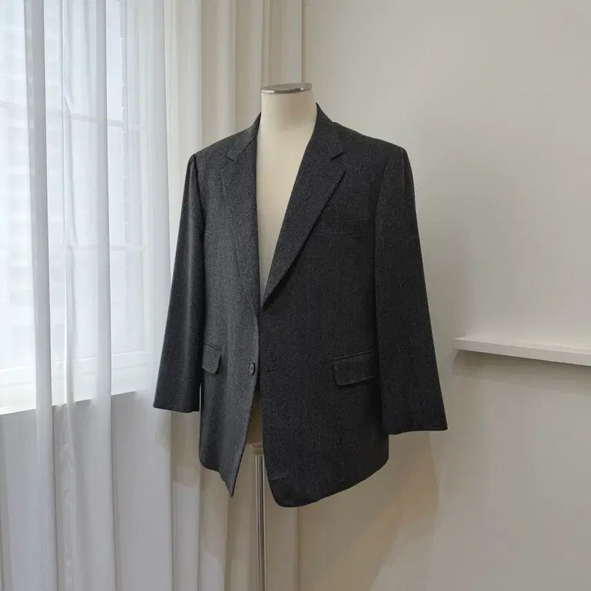 [BUNJANG] Nina Ricci Homme Couture 100% Cashmere Herringbone Jacket / 니나리치 옴므 쿠튀르 캐시미어 100% 헤링본 자켓