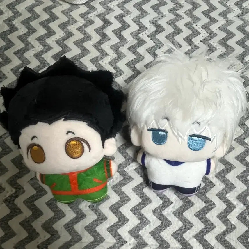 [BUNJANG] Hunter x Hunter Kirua Gon Mini Plush Set / 헌터헌터 헌헌 키르아 곤 미니미 누이 인형 판매